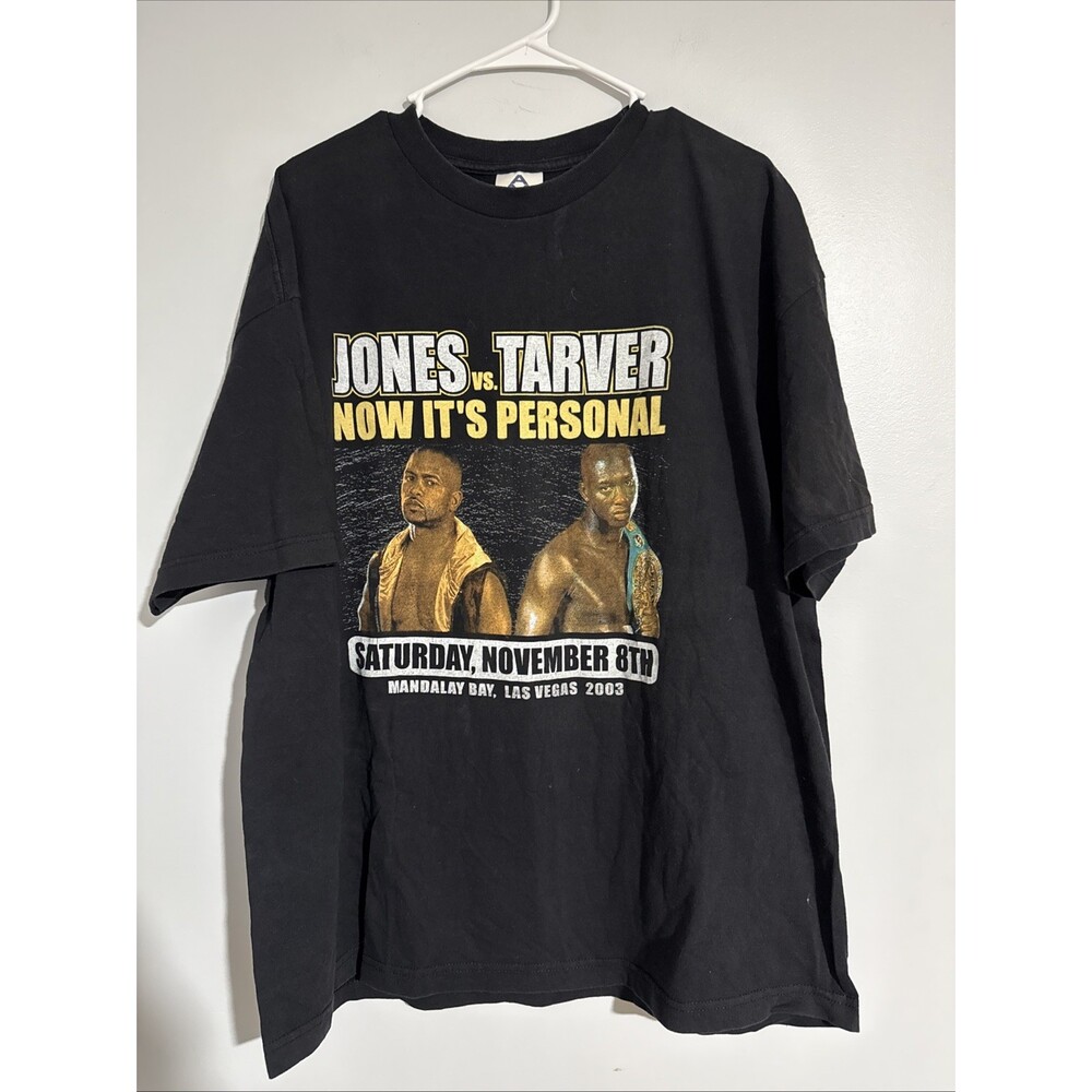 Rare Vintage 2003 Las Vegas Jones Versus Tarver Boxing T-shirt Size 2XL